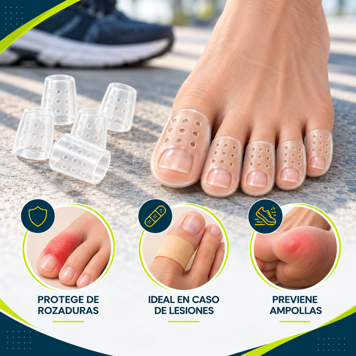 Protector para Dedos de tus Pies